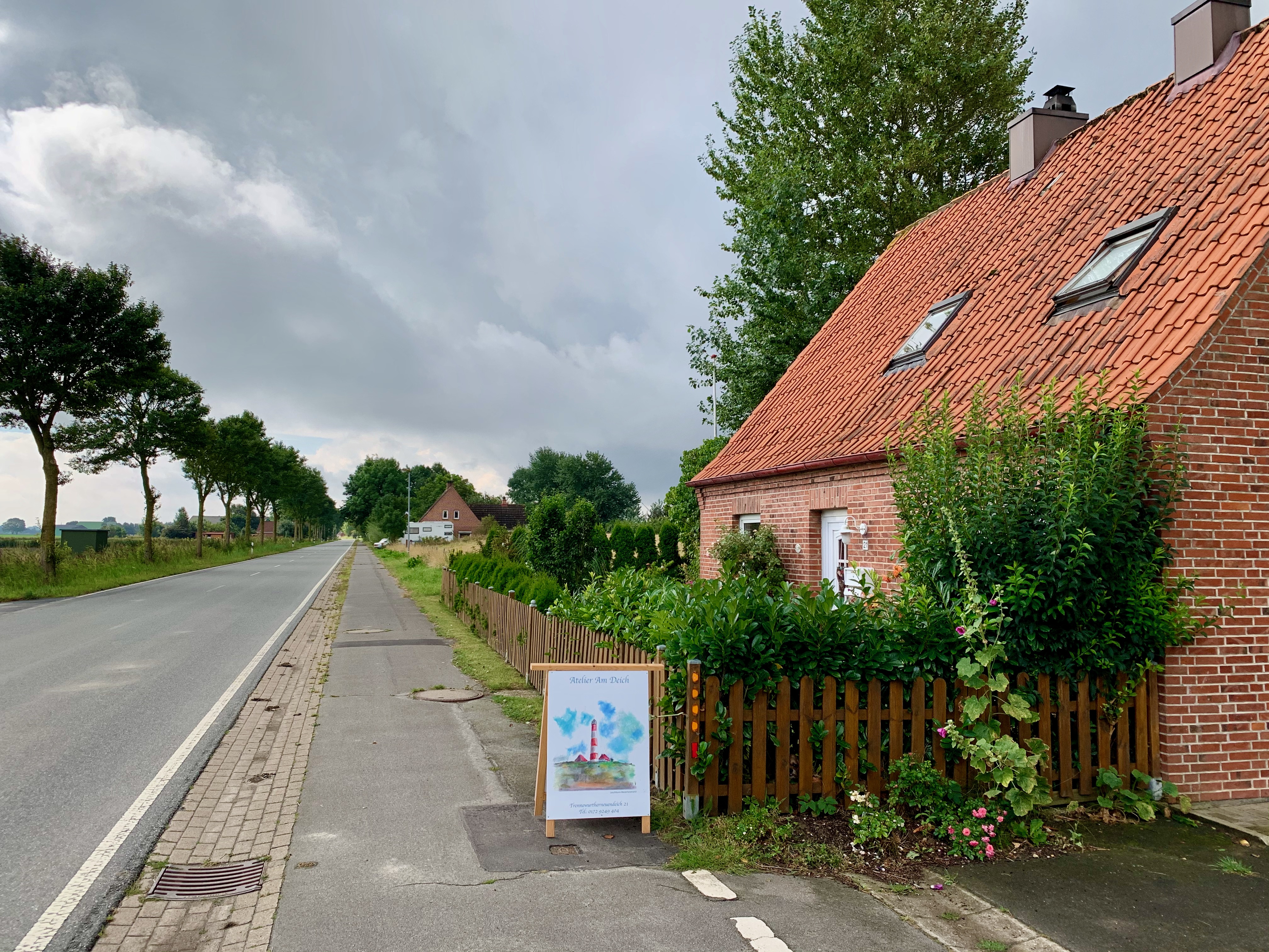 Das Atelier am Deich - Backsteinhaus in Dithmarschen