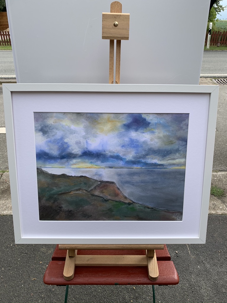 Küste und Wolkenhimmel