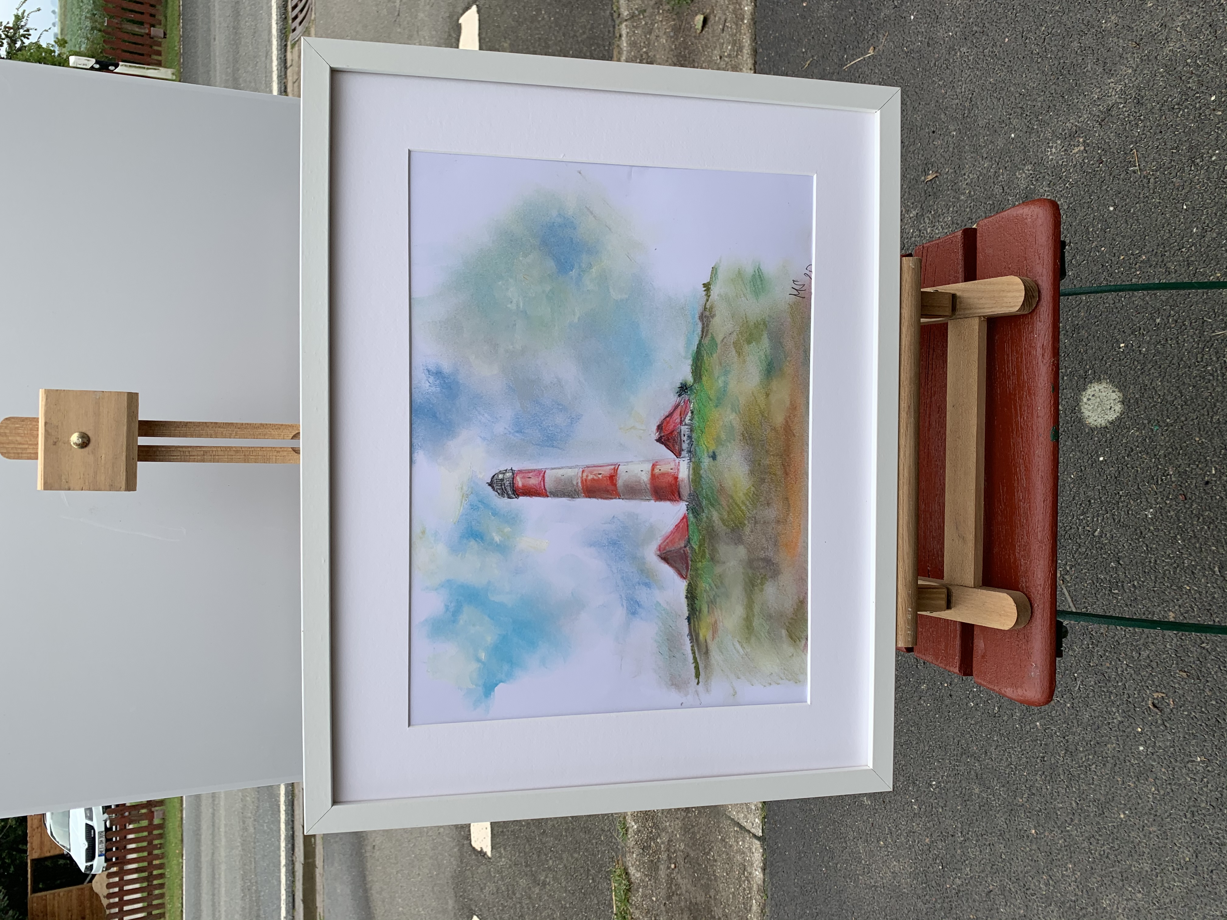 Leuchtturm - Aquarell