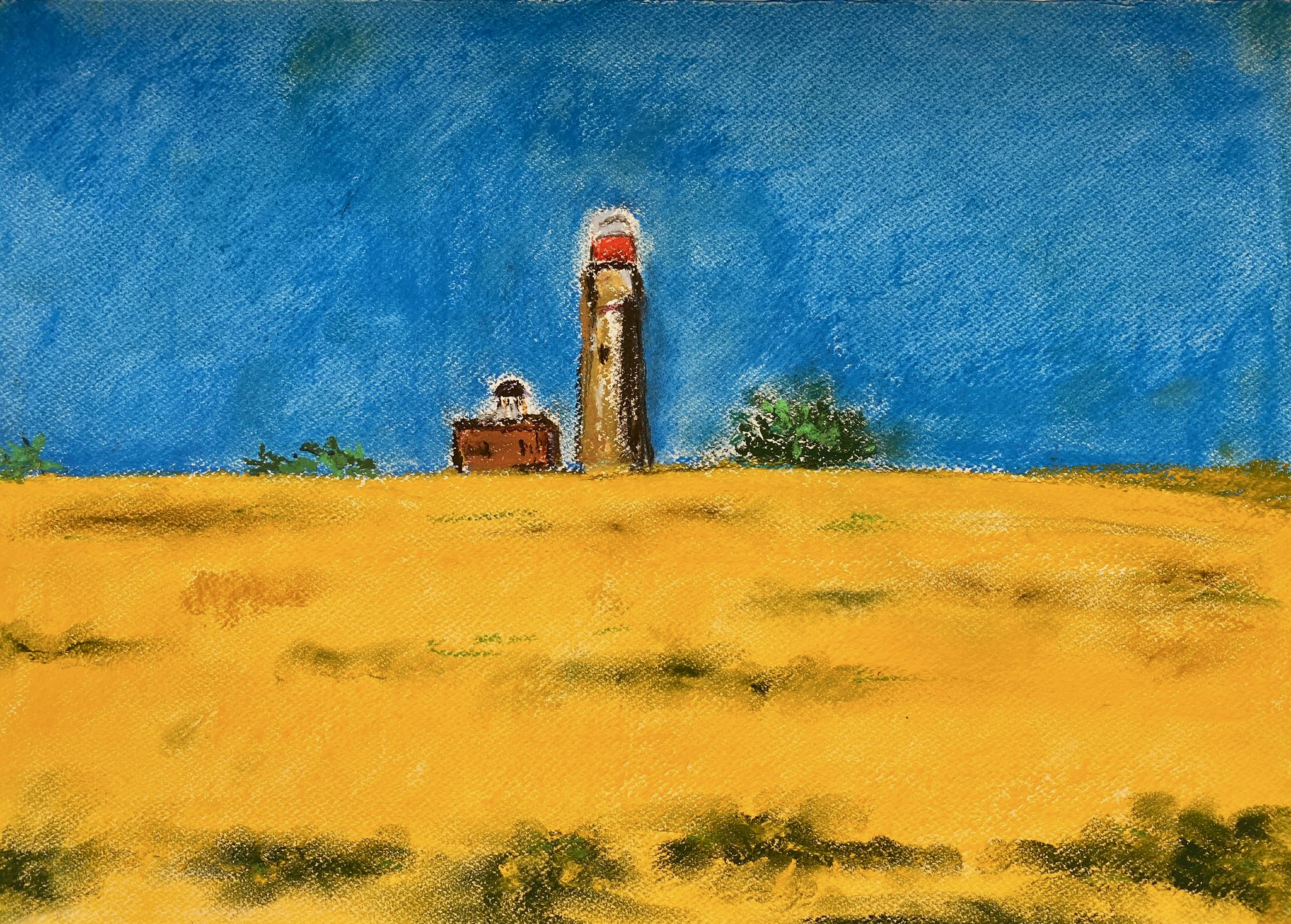 Leuchtturm im Weizenfeld